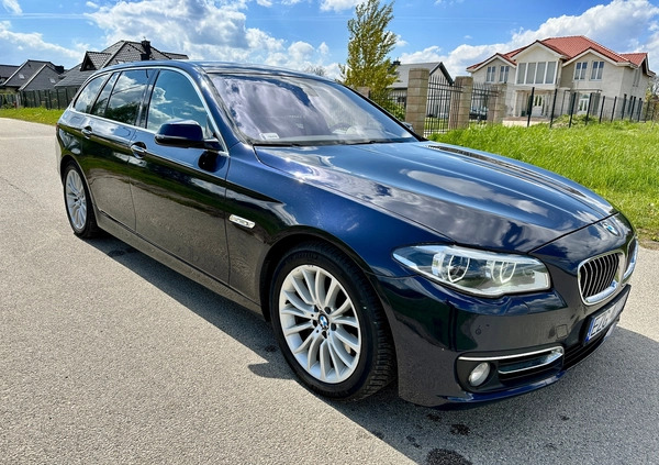BMW Seria 5 cena 76999 przebieg: 278888, rok produkcji 2016 z Zgierz małe 254